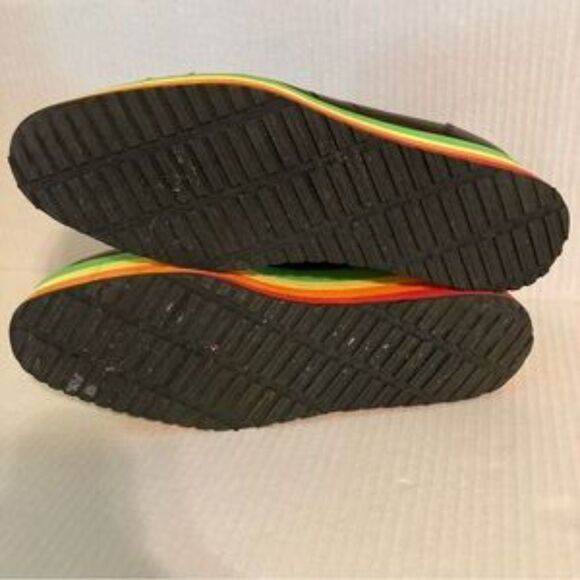 VERY VOLATILE Los Angeles Rainbow Platform Retro Y2K 80s Sneakers Womens Size 10 - Picture 11 of 14